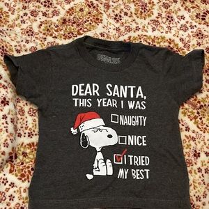 Like new Snoopy Santa Christmas shirt